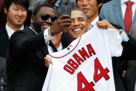 David Ortiz Obama selfie Samsung Note 3 640x429 Cè ancora Samsung dietro al SELFIE del giorno...