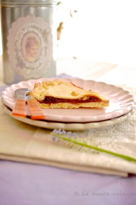 Torta di Ciliegie di Sofia, Pie con marmellata di ciliegie fatta in casa
