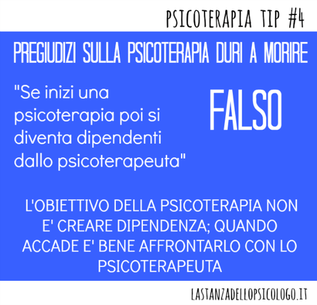 Pregiudizi sulla psicoterapia duri a morire: Dipendente dalla psicoterapia