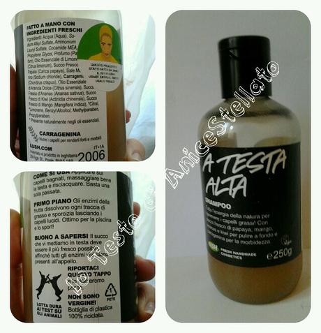 Recensione A testa alta di LUSH, shampo per capelli grassi