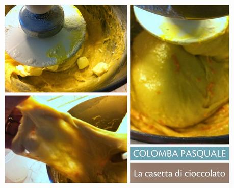 Colomba pasquale con pasta madre