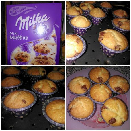 Mini muffins Milka