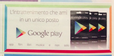 Schermata 2014 04 04 alle 11.52.15 620x306 Volantino Esselunga del 7 Aprile: Contiene anche le carte regalo del Google Play!