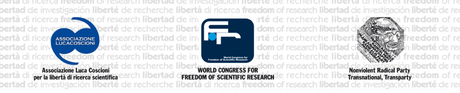 Invito al Terzo incontro del Congresso Mondiale per la Libertà di Ricerca Scientifica