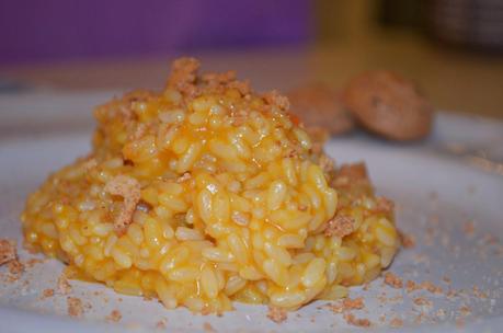 Risotto zucca e amaretti