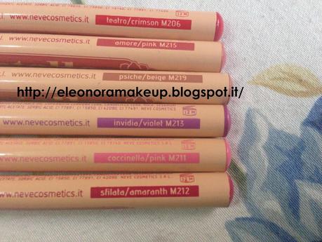 PASTELLO LABBRA Nevecosmetics: Review/Swatch Sulle LABBRA