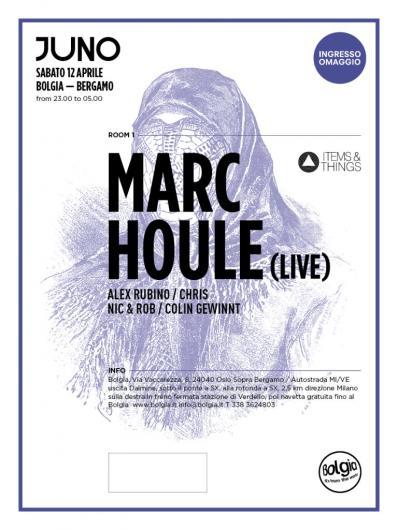 12/4 Marc Houle live set @ Bolgia Bergamo (Juno Party)