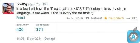 Pod2G jailbreak iOS 7.1