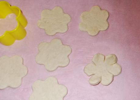 Fiori con glassa al limone