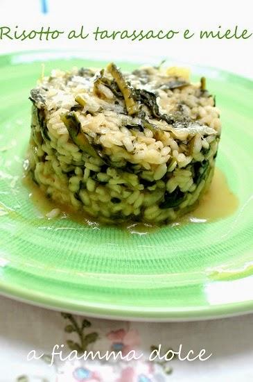 risotto al tarassaco e miele