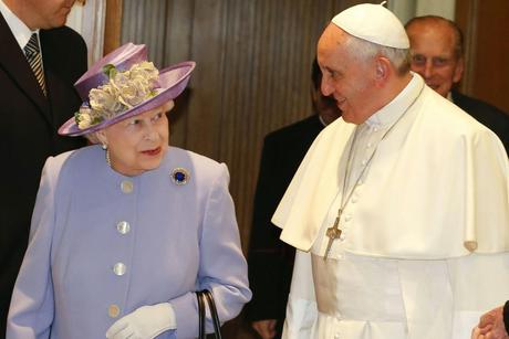 Regina Elisabetta e Papa Francesco