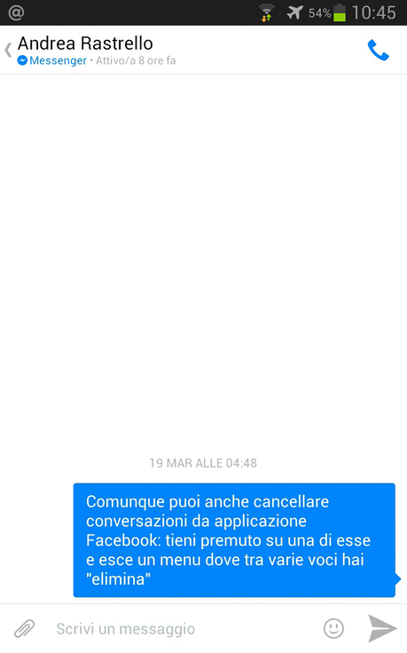 Lo strano caso delle chiamate VOIP con Facebook Messenger