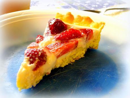 CROSTATA DI FRAGOLE CON CREMA DI RICOTTA