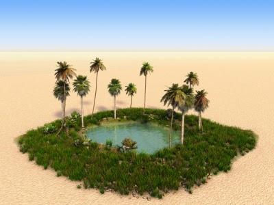 L'oasi in mezzo al deserto | Psicopittografia