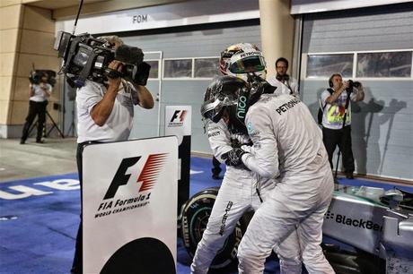 GP Bahrain 2014: Mercedes Show