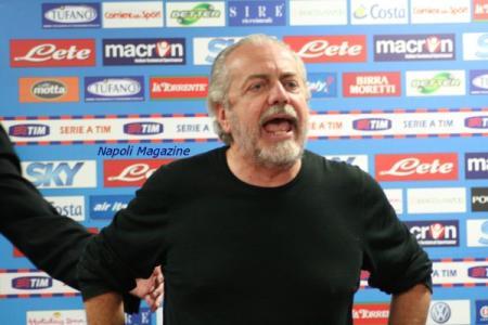 Napoli, De Laurentiis aggredisce un tifoso