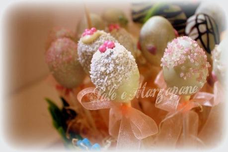 CAKE POPS OVETTI...ASPETTANDO LA PASQUA