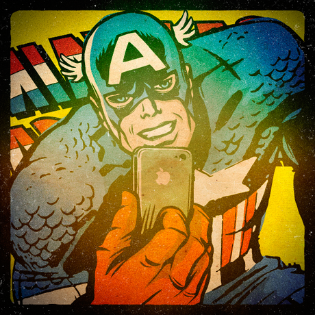 Capitan America Selfies