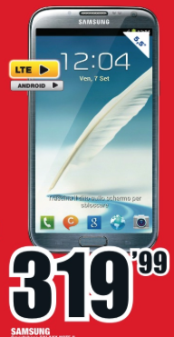 Schermata 2014 04 07 alle 10.45.57 Samsung Galaxy Note 2 da Mediaworld a 320 euro smartphone  samsung phablet galaxy note 2 