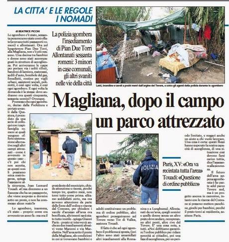 Robe che ti fanno dire che la città non ha speranza. Guardate questi titoloni di giornale del 2007. Non c'era la crisi, il sindaco era Veltroni, sono passati 7 anni. Non è cambiato nulla! Anzi, è tutto peggiorato...