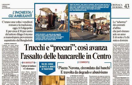 Robe che ti fanno dire che la città non ha speranza. Guardate questi titoloni di giornale del 2007. Non c'era la crisi, il sindaco era Veltroni, sono passati 7 anni. Non è cambiato nulla! Anzi, è tutto peggiorato...