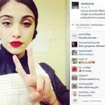 Lourdes, figlia Madonna vestita da cameriera su Twitter02