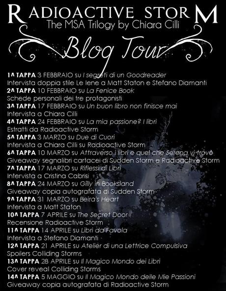 Radioactive Storm Blogtour - Decima Tappa: Recensione + Playlist