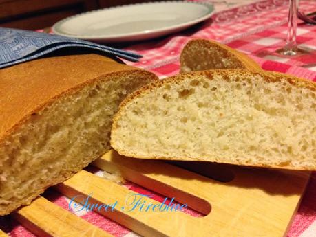 Pane semplice e veloce con rinfresco di lievito madre