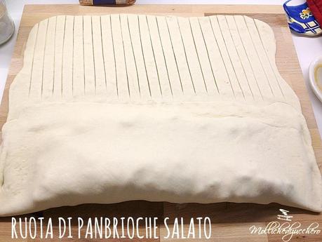 ruota di panbrioche salato