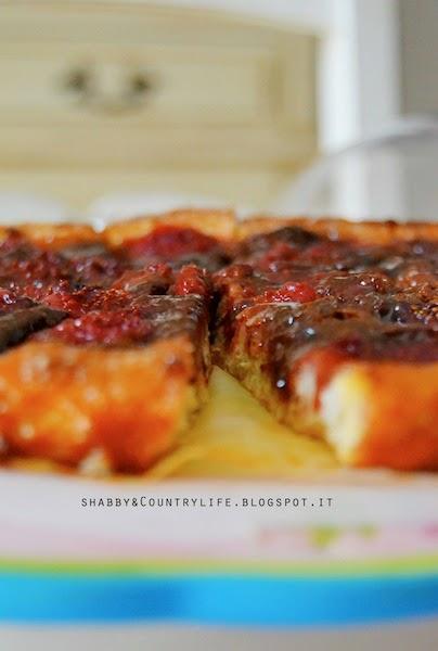 Focaccia dolce Fragole & Nutella- - shabby&countrylife.blogspot.it