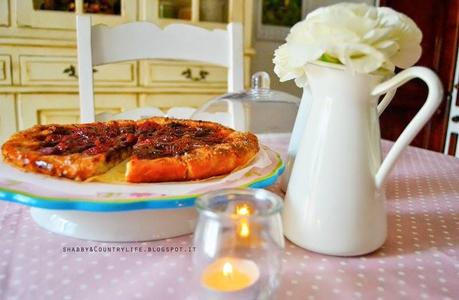 Focaccia dolce Fragole & Nutella- - shabby&countrylife.blogspot.it