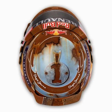 Arai GP-6 S.Vettel Bahrain 2014 by Jens Munser Designs