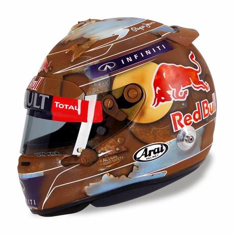 Arai GP-6 S.Vettel Bahrain 2014 by Jens Munser Designs