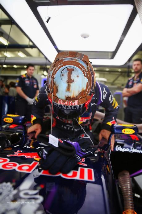 Arai GP-6 S.Vettel Bahrain 2014 by Jens Munser Designs