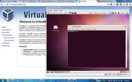 Linux dentro a Windows con Virtualbox