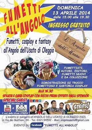 Oleggio ospita Fumetti allAngolo: fumetti, fantasy e cosplay  