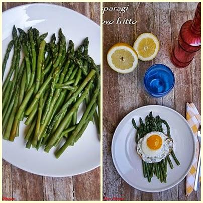 Pranzo di Primavera : Asparagi e Uovo al Tegamino