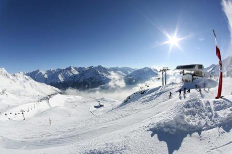 Sciare a Solden, in Tirolo