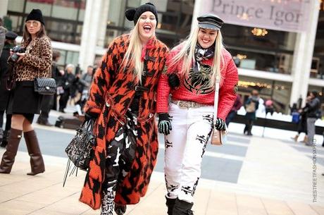 In the Street...Crazy Sisters...Cailli & Sam Beckerman, NY