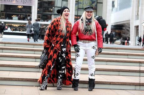 In the Street...Crazy Sisters...Cailli & Sam Beckerman, NY