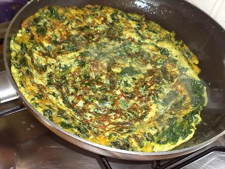 Frittata di spinaci