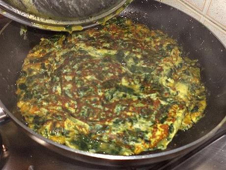 Frittata di spinaci