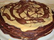 Torta crepes cioccolato crema alla nocciola