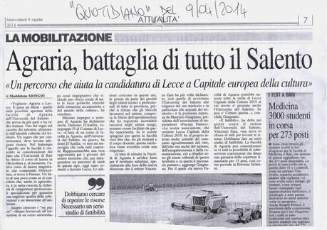 La stampa per l'Agraria a Lecce