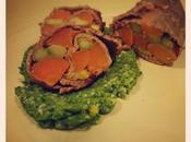 Involtini verdure salsa spinaci