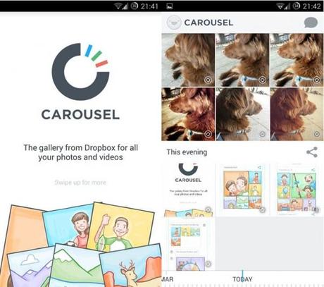 carousel 600x531 Carousel: la nuova galleria lanciata da Dropbox applicazioni  dropbox carousel applicazioni Android 