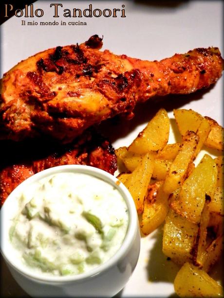 POLLO TANDOORI con salsa RAITA