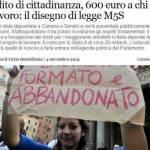 “Reddito di cittadinanza, 600 euro al mese”: la bufala corre sul web