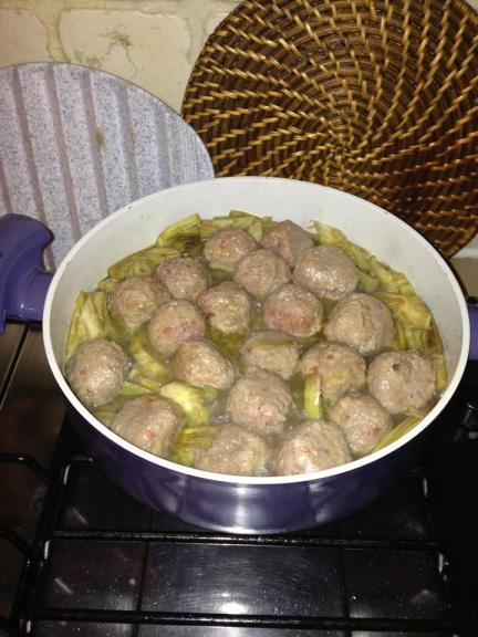 Polpette e carciofi