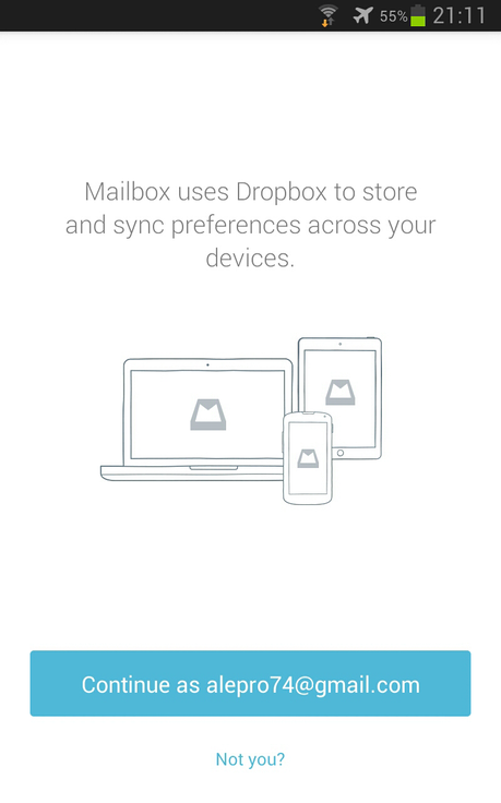 Mailbox per Android